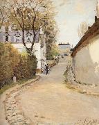 Alfred Sisley Rue de Princesse,Louveciennes china oil painting reproduction